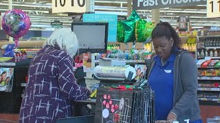 Which grocery items are rising and which are falling
