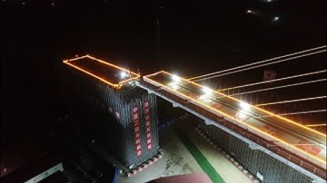 16,500 tons! High-speed rail bridge section swivels into position
