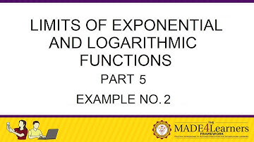 Lesson 3 Limits of Exponential and Logarithmic Functions Part 5 Example No. 2