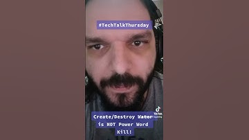 D&D 5e Tech Talk Thursday Create or Destroy Water #shorts #dnd5e #dungeonsanddragons #rules