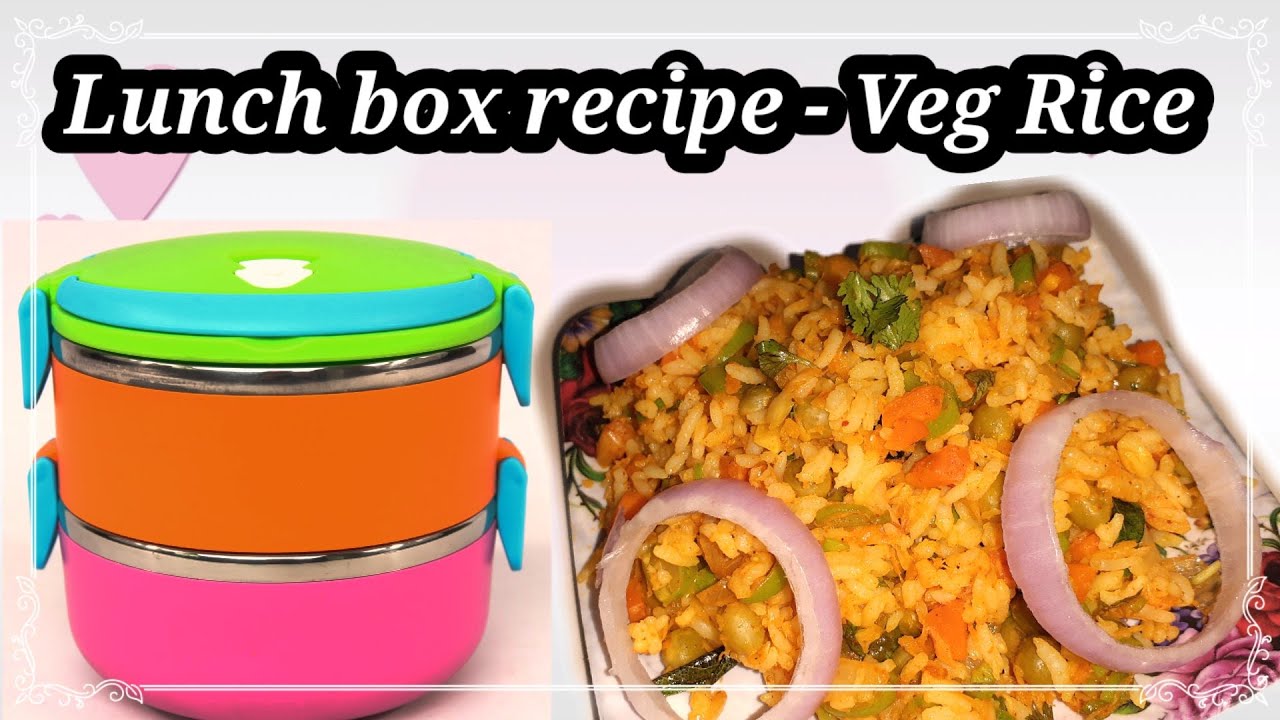 Lunch box recipe/ veg rice/ வெஜ் ரைஸ்/Replica Challenge YouTube