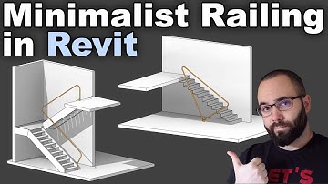 Minimalist Railing in Revit Tutorial