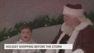 West Michiganders get holiday shopping done ahead of winter storm