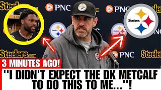 🚨URGENT! AARON RODGERS said something no one expected about DK Metcalf! NOBODY EXPECT THIS! STEELERS