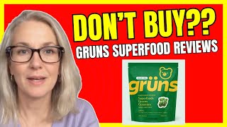 GRUNS GUMMIES REVIEWS - (❌DON’T BUY??)) Gruns Superfood Gummies Review - Gruns Review and Complaints