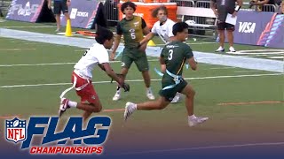 High Intensity 49ers vs. Leominster Blue Devils Packers highlights | NFL FLAG Championships