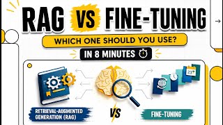 RAG vs Fine-Tuning Explained in 8 Minutes | Which One Should You Use?