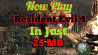 How to download Resident Evil 4 in just 25 MB for android apk+data by Real tech screenshot 5