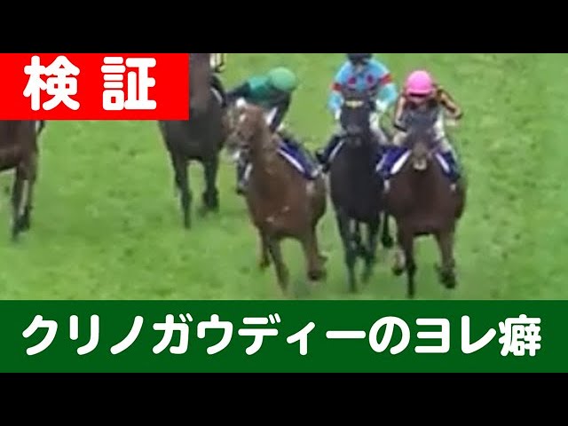 検証 クリノガウディーのヨレ癖 全走から左回りのレースを集めてみました Youtube
