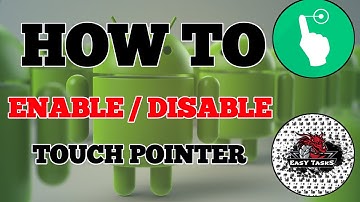 How To Disable Or Enable The Touch Pointer / Indicator On Android Screen.