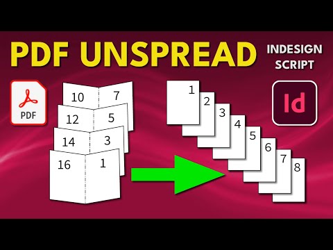 InDesign Script PDF Unspread