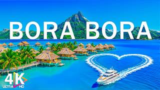 Bora Bora 4K | Explore Stunning Overwater Villas and Crystal Lagoons With Deep House Chill