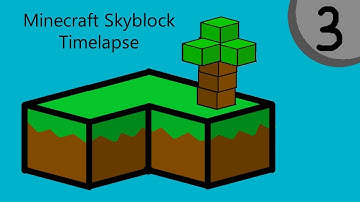 Minecraft Skyblock Timelapse Episode 3 Island 1