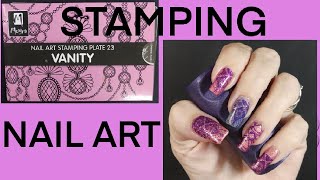 Moyra Stamping Plate Vanity 23 Stamping With Maniology Stamping Polish On Cuticula Polishes.