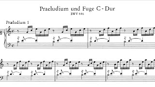 Prelude and Fugue in C major BWV 846 (Glenn Gould) - J. S. Bach