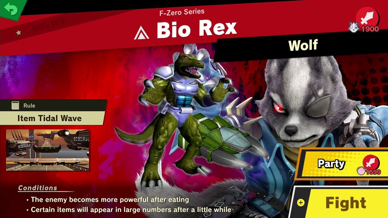 600. Bio Rex - Fair Spirit Battle - Super Smash Bros. 