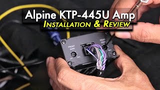 medeklinker Kerstmis wetenschappelijk Alpine KTP-445U Installation and Review in a 2017 WRX & Under Seat Amp  Relocation - YouTube