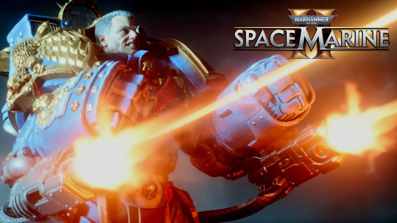 GALGAR Y TITUS Escena final de SPACE MARINE 2 Warhammer 40K Angel Death ...