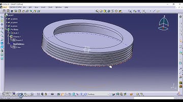 CATIA Tutorial-4 GROOVE & Rectangular Pattern