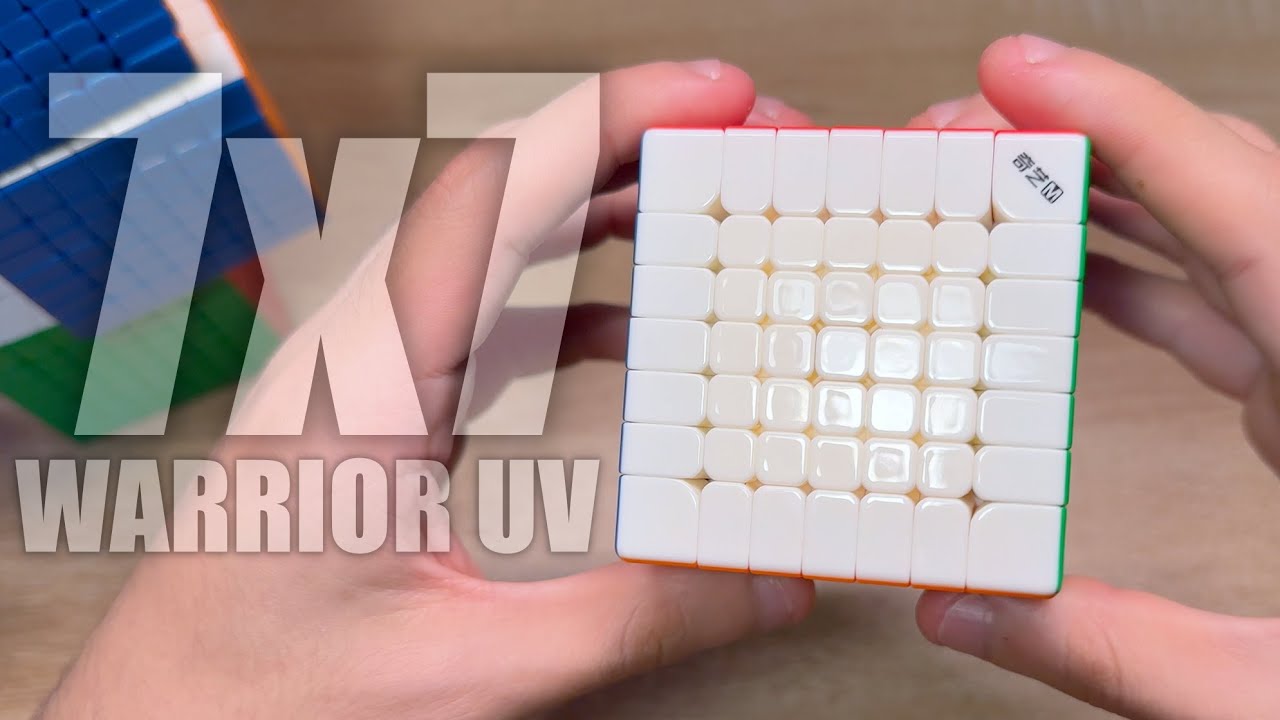 QIYI WARRIOR 7X7 M UV Review || EL MEJOR 7X7 ECONOMICO!!! ☠️