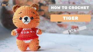#256 Tiger Amigurumi Free Pattern (4/4) | How to crochet Animal Amigurumi | @AmiSaigon