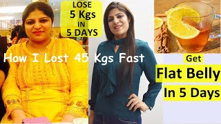 Get Flat Belly/Stomach In 5 Day-Fast Weight Loss | Natural Cinnamon Detox Drink | Dr. Shikha Singh