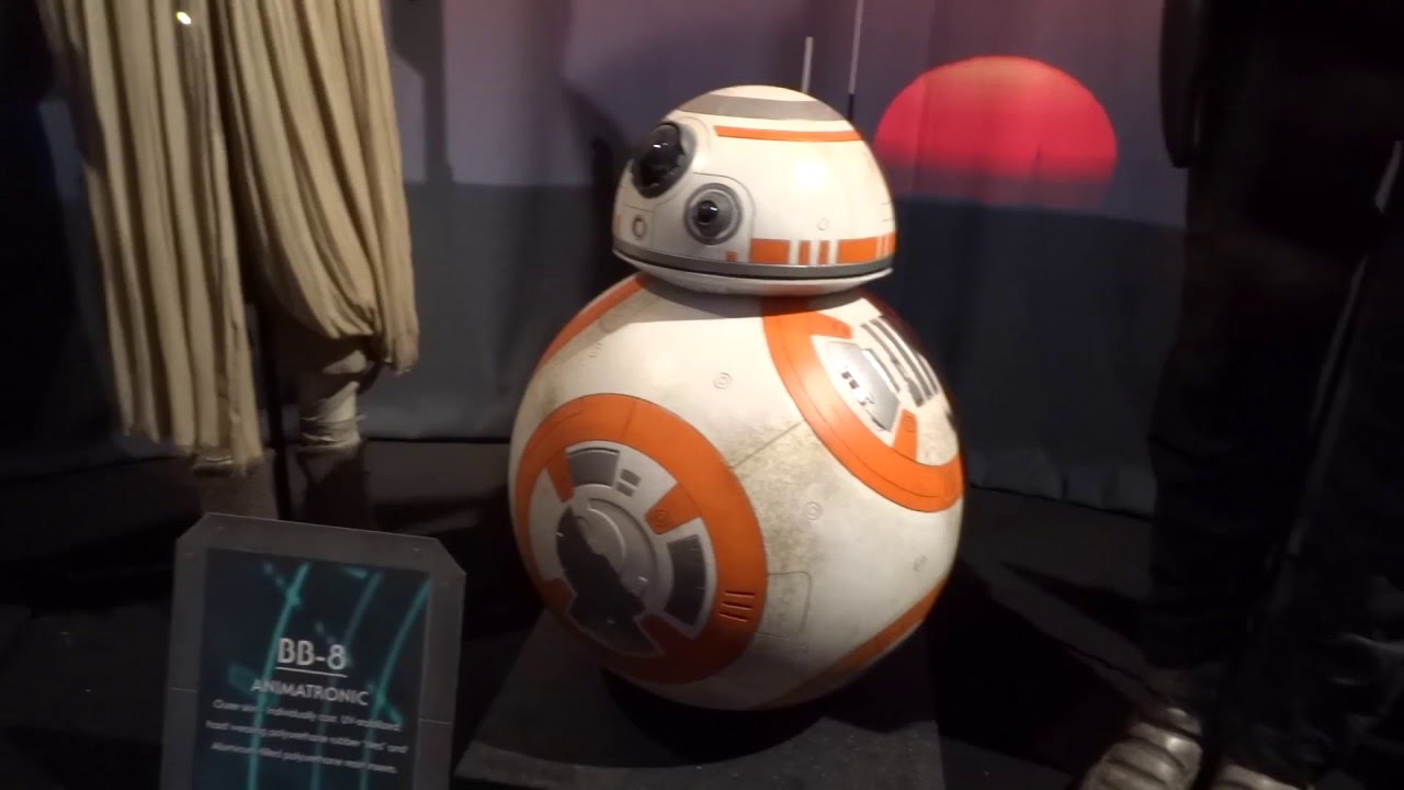 "Star Wars: The Force Awakens" costume and prop display at El Capitan Theatre in Hollywood
