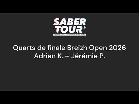 Breizh Open 2026 - Quarter - KOCH FORBIN vs PINQUIER (V)