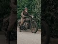 Vintage motorcycle of 1923