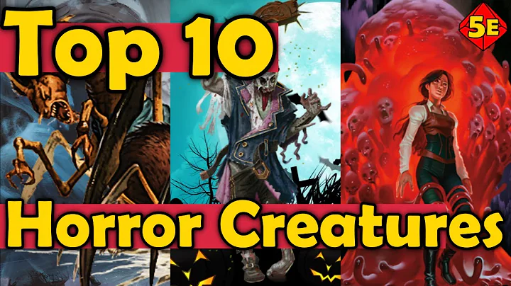 Top 10 Halloween and Horror Themed Creatures in DnD 5E (CR5 and Lower)