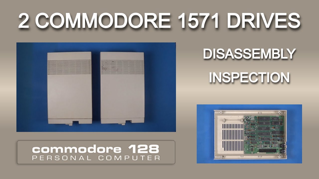 2 - Commodore 1571 Drives - Disassembly and Inspection - YouTube