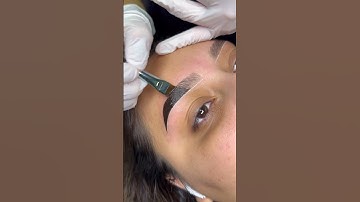 Brow Tinting Tutorial 💓 #browtint #browsefeatures