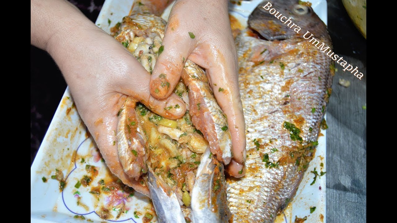 اسرار تحضير طبق الحوت في الفرن للمناسبات و العراضات من يد اختصاصية في فن الطبخ والحلويات