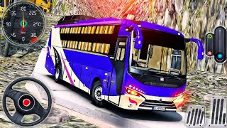 Offroad Coach Bus Driving Simulator 3D - Uphill Bus Transport Tourist Driver - Android GamePlay  screenshot 2