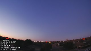 Abilene TX 24 Hour Time Lapse - 20210206 Saturday North