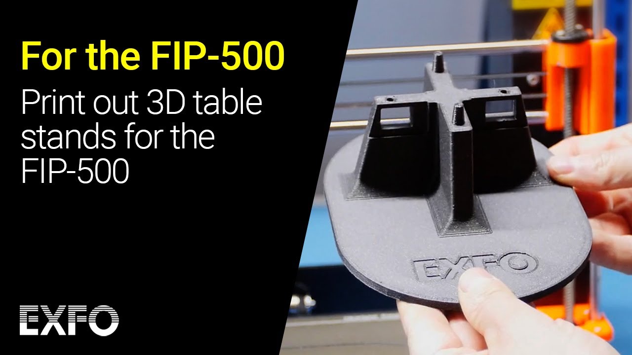 Print out 3D table stands for the FIP-500 - YouTube