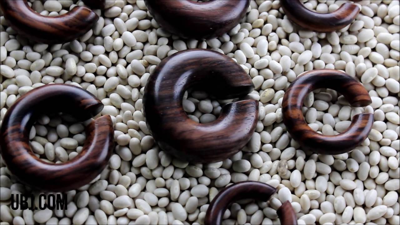 body piercing valparaiso Sono Wooden Hoop Plugs (8G - 3/2