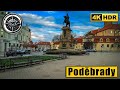 Charming Spa Town of Poděbrady – Peaceful 4K HDR Walking Tour 🇨🇿 | Czech Republic ASMR