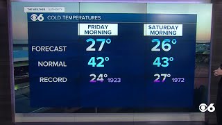 Cold nights ahead