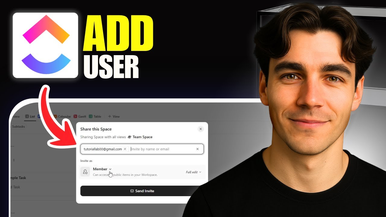 How to Add User In ClickUp (Tutorial 2026) - YouTube