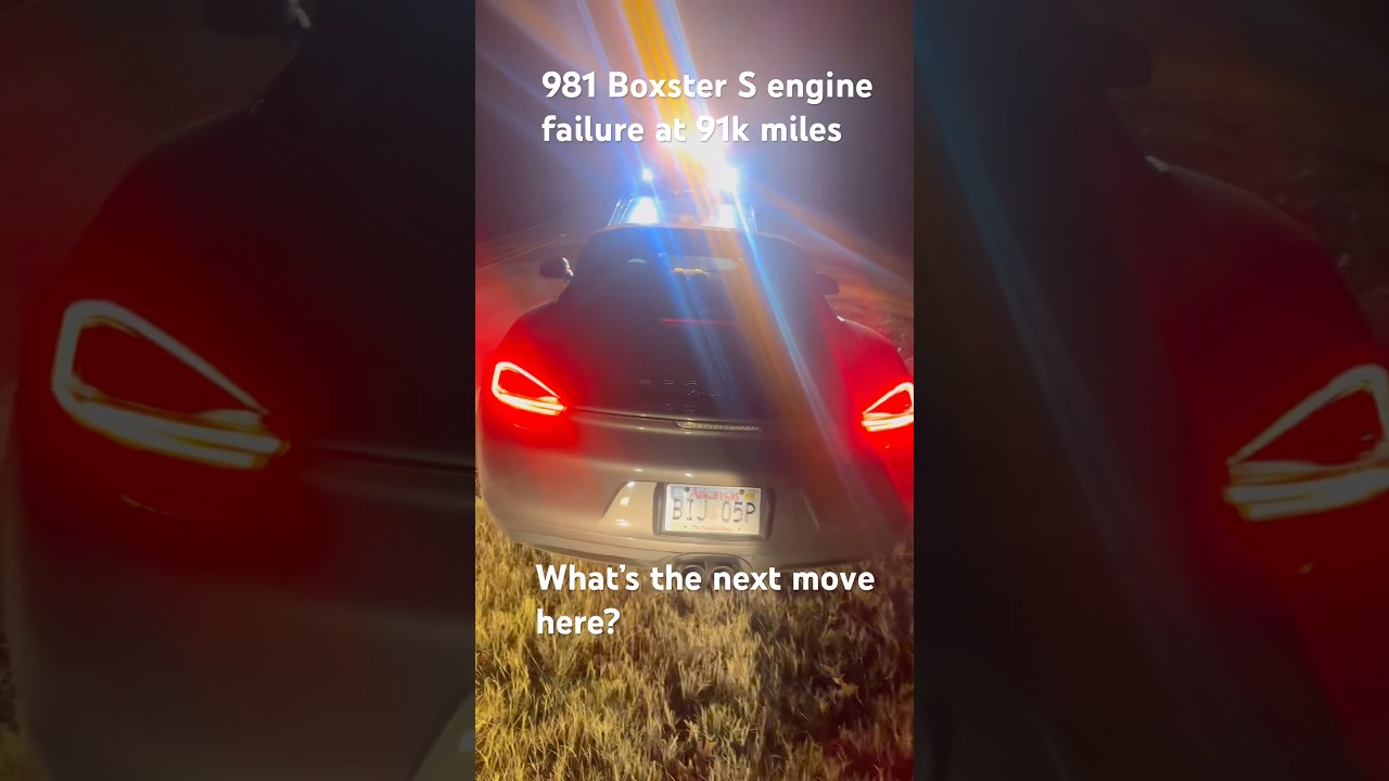 Двигатель Porsche вышел из строя на пробеге 91 000 миль. Замена двигателя обходится в половину ст...