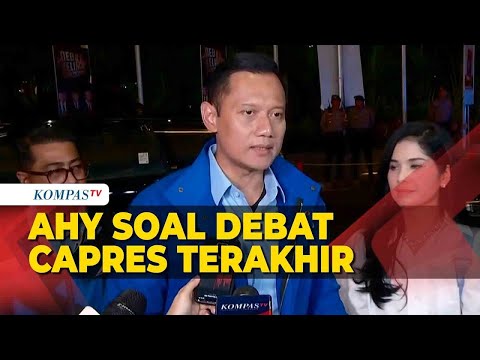 AHY Soal Debat Capres Terakhir: Bersahabat, Mengedukasi, Sejuk Walau Tetap Kritis