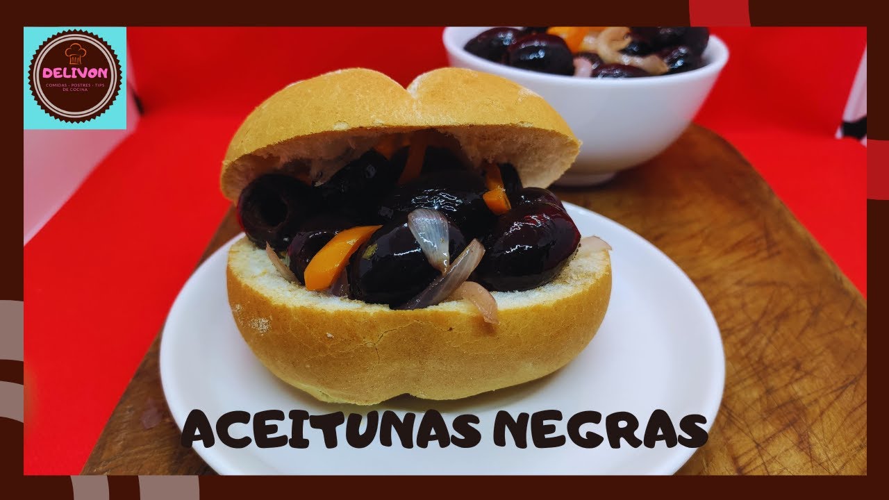 Cómo preparar ACEITUNAS NEGRAS, fácil✨👍