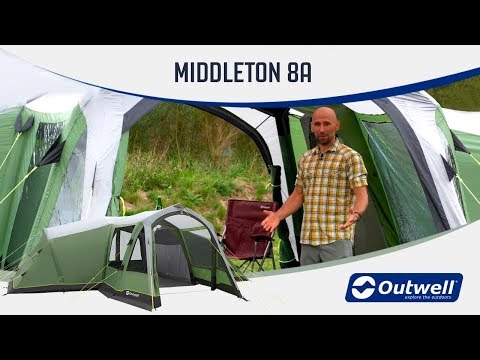 Outwell Middleton 8A Air Tent (2019) | Innovative Family Camping