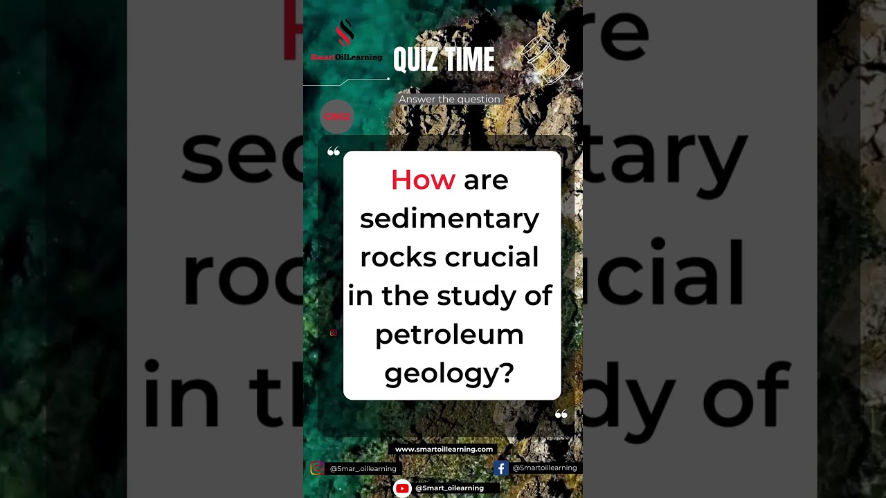 Sedimentary rocks: crucial role in Petroleum geology