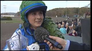 Åbytravet141011-Lopp12- Ryttar-SM- Jenny Brunzell