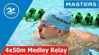 Men&#39;s 4x50m Medley Relay / Belarus Masters Swimming Nationals 2020 / SWIM Channel