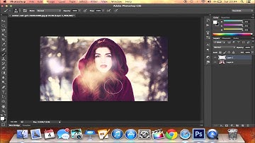 Snow Effect Photoshop CS6 Speed Art