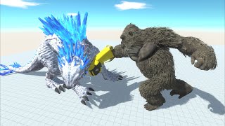 How strong is Kong with the Infinity Gauntlet ? - Animal Revolt Battle Simulator