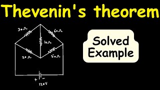 Thevenin's theorem Solved Example | Electric Circuits | Network Analysis | Network Theory